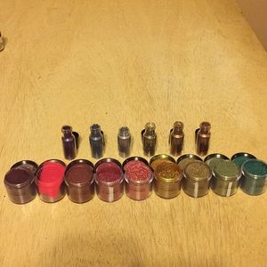 MAC pigments gently used.